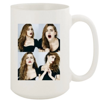 Amber Heard 15oz White Mug