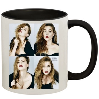 Amber Heard 11oz Colored Inner & Handle Mug