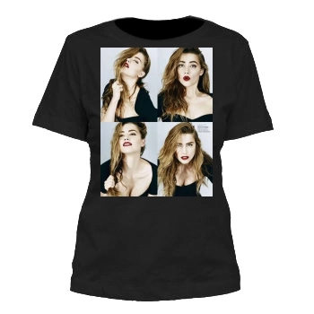 Amber Heard Women's Cut T-Shirt