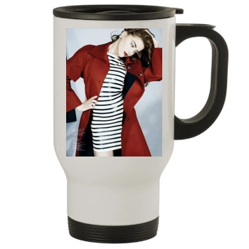 Amber Heard Stainless Steel Travel Mug