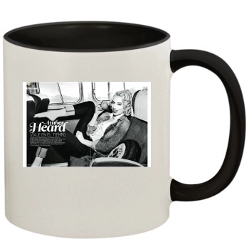 Amber Heard 11oz Colored Inner & Handle Mug