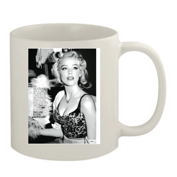 Amber Heard 11oz White Mug