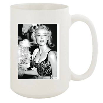 Amber Heard 15oz White Mug