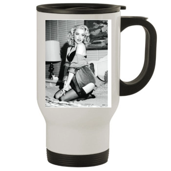 Amber Heard Stainless Steel Travel Mug