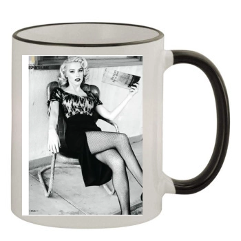 Amber Heard 11oz Colored Rim & Handle Mug