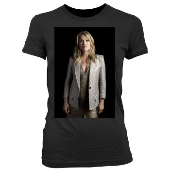 Ali Larter Women's Junior Cut Crewneck T-Shirt