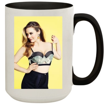 Alicia Silverstone 15oz Colored Inner & Handle Mug