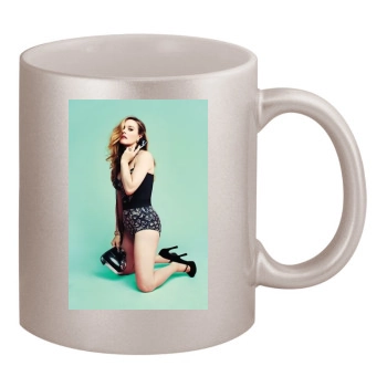 Alicia Silverstone 11oz Metallic Silver Mug