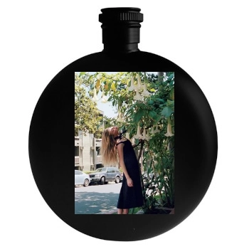 Amber Heard Round Flask