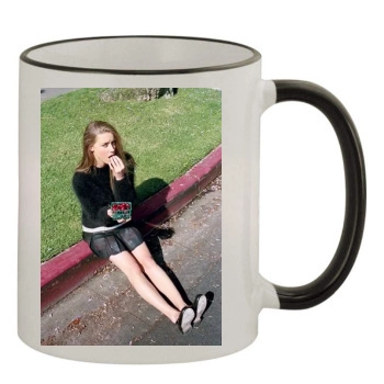 Amber Heard 11oz Colored Rim & Handle Mug