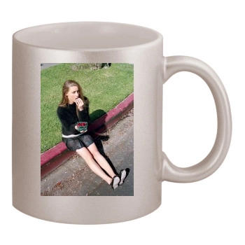 Amber Heard 11oz Metallic Silver Mug