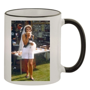 Elizabeth Hurley 11oz Colored Rim & Handle Mug