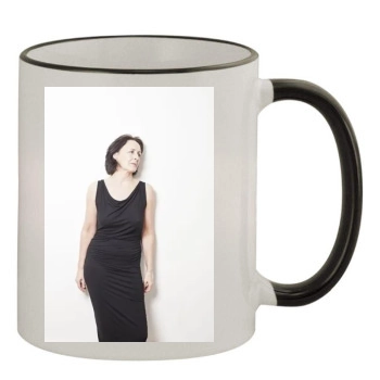 Fiona Shaw 11oz Colored Rim & Handle Mug