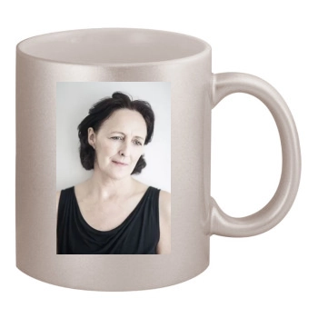 Fiona Shaw 11oz Metallic Silver Mug