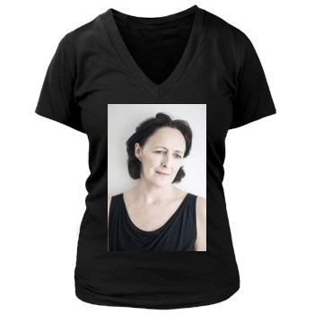 Fiona Shaw Women's Deep V-Neck TShirt