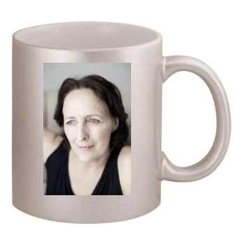 Fiona Shaw 11oz Metallic Silver Mug