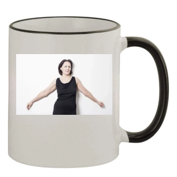 Fiona Shaw 11oz Colored Rim & Handle Mug