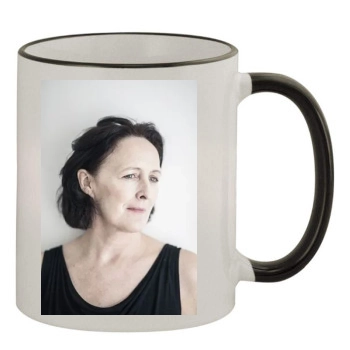 Fiona Shaw 11oz Colored Rim & Handle Mug