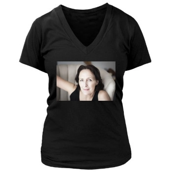 Fiona Shaw Women's Deep V-Neck TShirt