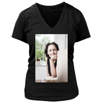 Fiona Shaw Women's Deep V-Neck TShirt