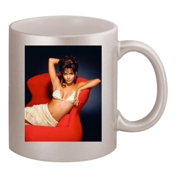 Halle Berry 11oz Metallic Silver Mug