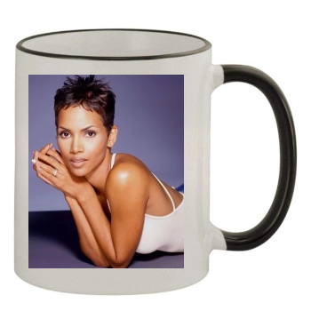 Halle Berry 11oz Colored Rim & Handle Mug