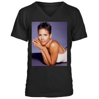 Halle Berry Men's V-Neck T-Shirt