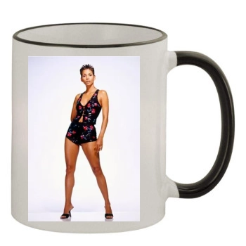 Halle Berry 11oz Colored Rim & Handle Mug