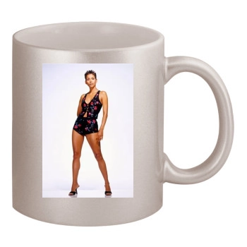 Halle Berry 11oz Metallic Silver Mug