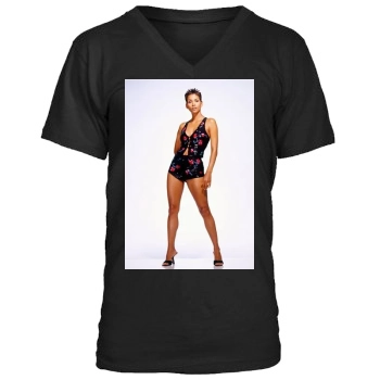 Halle Berry Men's V-Neck T-Shirt