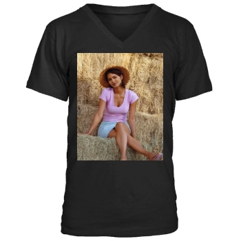 Halle Berry Men's V-Neck T-Shirt