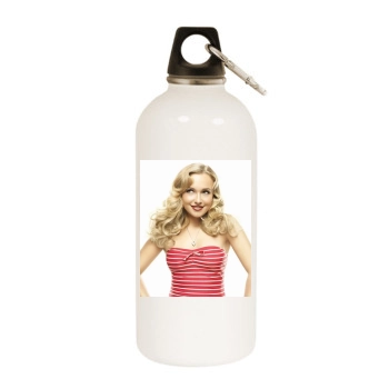 Hayden Panettiere White Water Bottle With Carabiner