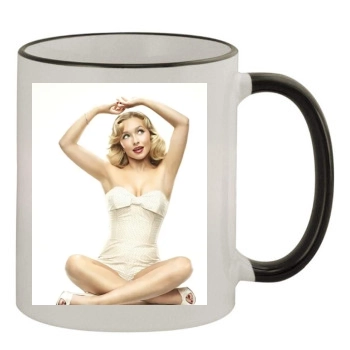 Hayden Panettiere 11oz Colored Rim & Handle Mug