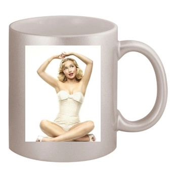 Hayden Panettiere 11oz Metallic Silver Mug