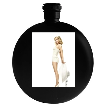 Hayden Panettiere Round Flask