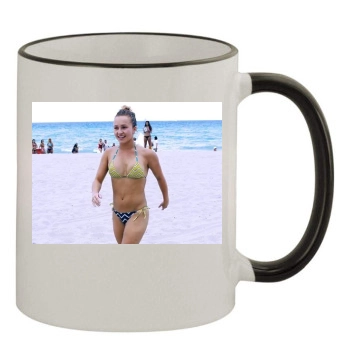 Hayden Panettiere 11oz Colored Rim & Handle Mug