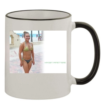 Hayden Panettiere 11oz Colored Rim & Handle Mug