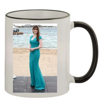 Hayley Atwell 11oz Colored Rim & Handle Mug