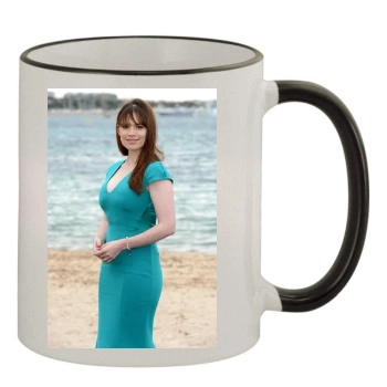 Hayley Atwell 11oz Colored Rim & Handle Mug