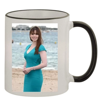 Hayley Atwell 11oz Colored Rim & Handle Mug