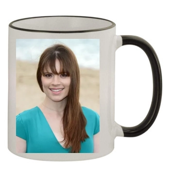 Hayley Atwell 11oz Colored Rim & Handle Mug