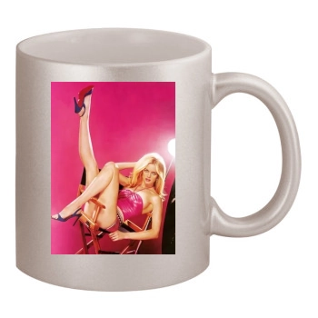 Heather Graham 11oz Metallic Silver Mug