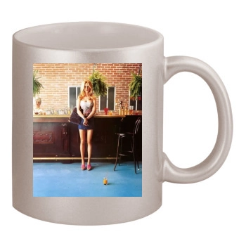 Heather Graham 11oz Metallic Silver Mug