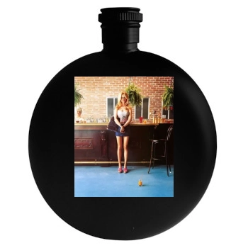 Heather Graham Round Flask