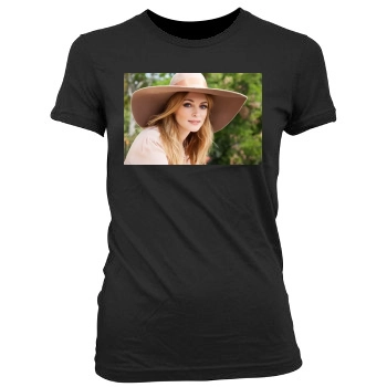 Heather Graham Women's Junior Cut Crewneck T-Shirt