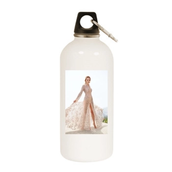 Heather Graham White Water Bottle With Carabiner