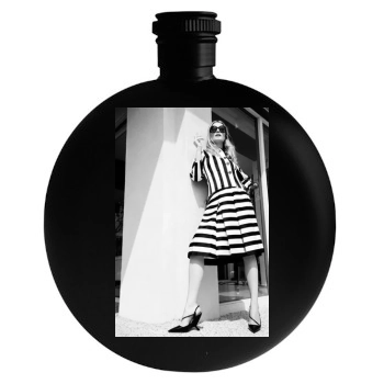 Heather Graham Round Flask