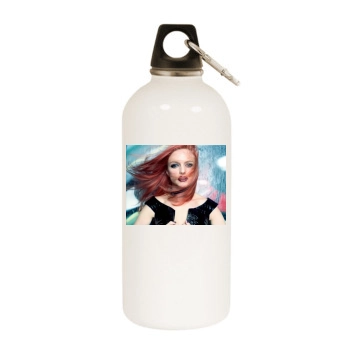 Heather Graham White Water Bottle With Carabiner