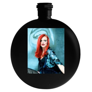 Heather Graham Round Flask