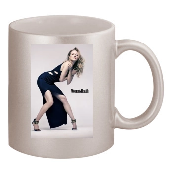 Heather Graham 11oz Metallic Silver Mug